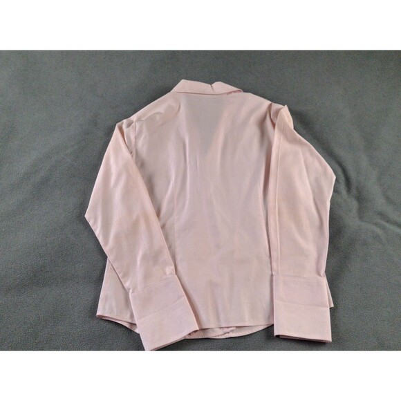 🩷Jones New York Collection Women’s Non-Iron Blouse Pink Size 10 Long Sleeve - Picture 2 of 11